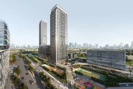 فلیٹ 1 غرفة نوم للبيع في حي دبي للتصميم، دبي - Design-Quarter D3 EXT 05 MAY 2023. jpg