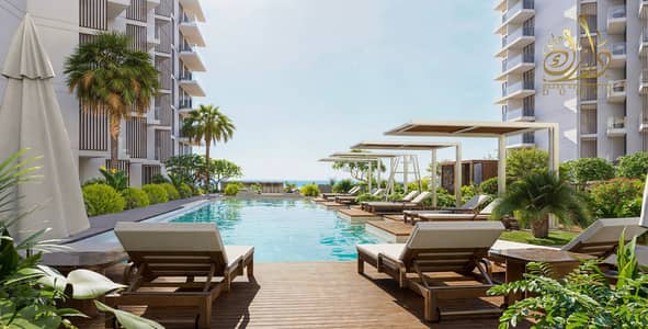Studio for Sale in Al Marjan Island, Ras Al Khaimah - Outdoor Swimming Pool. jpg