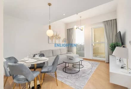 1 Bedroom Apartment for Rent in Jumeirah Village Circle (JVC), Dubai - Upgraded | Furnished | Including Bills | 12 Cheques