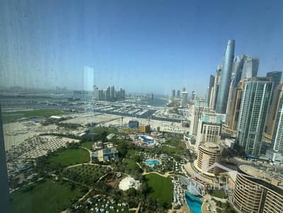 3 Bedroom Flat for Rent in Jumeirah Beach Residence (JBR), Dubai - Luxury 3BR+Maid Unfurnished/Full Sea Views/Vacant