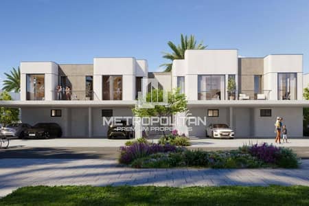 4 Bedroom Townhouse for Sale in The Valley by Emaar, Dubai - Corner Unit | Single Row | Facing Green Belt
