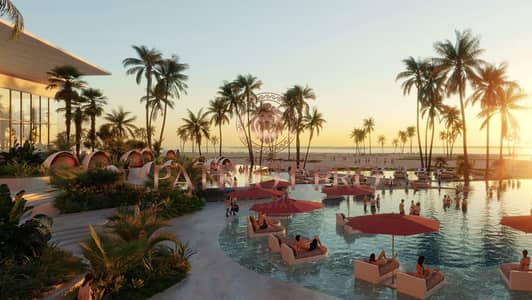 2 Cпальни Апартамент Продажа в Аль Марджан Айленд, Рас-эль-Хайма - Beach-Pool-min-scaled. jpg
