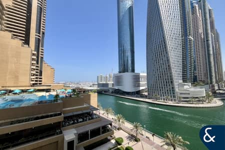 2 Bedroom Flat for Rent in Dubai Marina, Dubai - Water View | Unfurnished | 2 Bed | Vacant