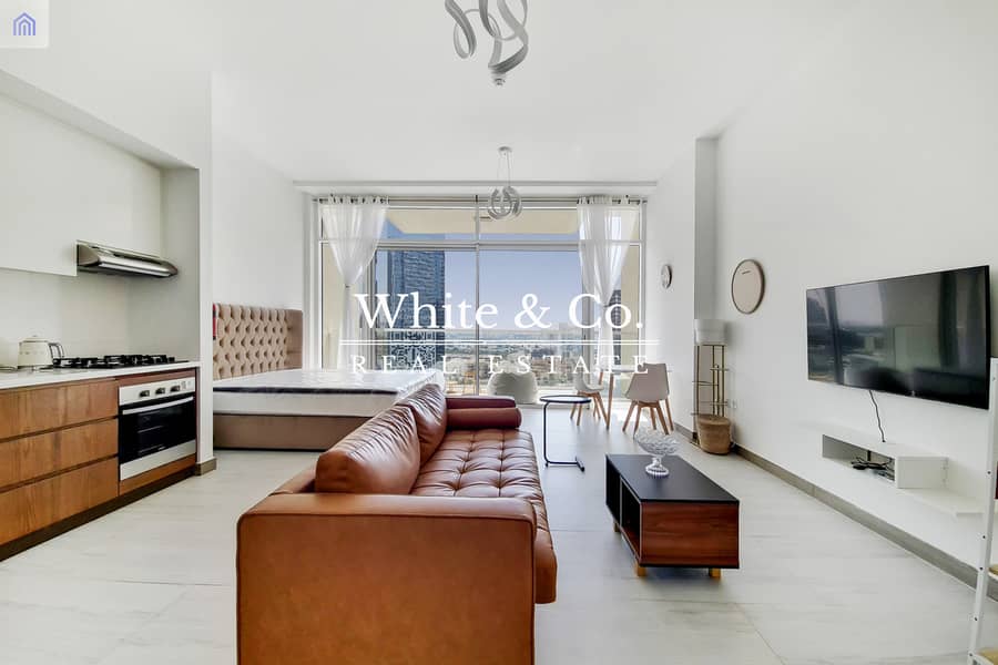 位于朱美拉环形村(JVC)，JVC第15区，扎亚哈梅尼公寓 的公寓 67998 AED - 12238139