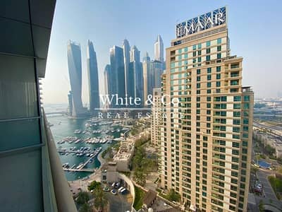 2 Bedroom Flat for Rent in Dubai Marina, Dubai - Partial Marina View | High Floor | Vacant