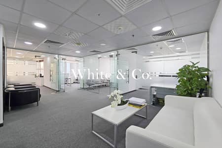 Office for Rent in Jumeirah Lake Towers (JLT), Dubai - Vacant | Fully Furnished | Partitioned