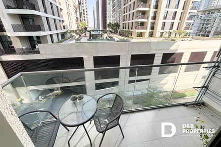 Studio for Rent in Sobha Hartland, Dubai - Balcony | Partly Furnished | Prime Location