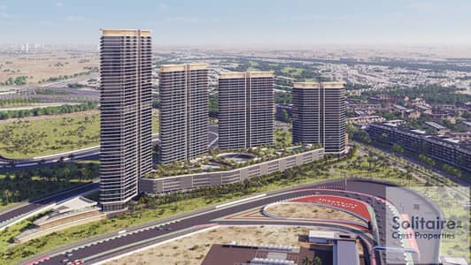 شقة 2 غرفة نوم للبيع في موتور سيتي، دبي - Sobha Solis - Arial. jpg