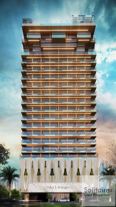Studio for Sale in Jumeirah Village Circle (JVC), Dubai - Sky Livings - Exterior - 1 (1). jpg