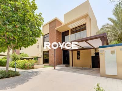 5 Bedroom Villa for Rent in DAMAC Hills, Dubai - Park and lake view | Private Pool| | stand alone single raw