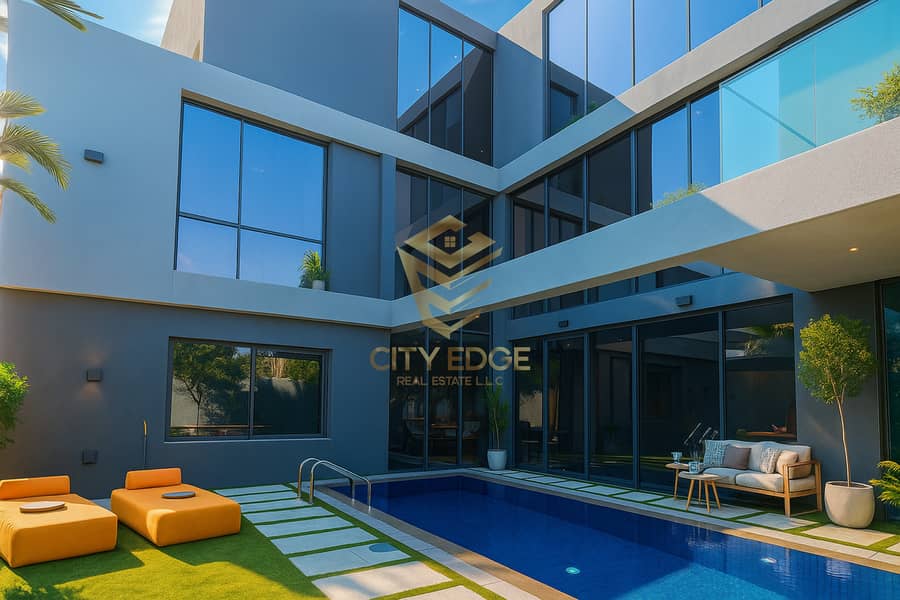 位于蒂拉尔城，马沙尔社区，Saro 4 卧室的别墅 5760000 AED - 12241303