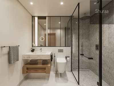 2 Bedroom Apartment for Sale in Business Bay, Dubai - One River Point - Typical bathroom. jpg