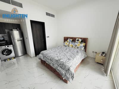 Studio for Rent in Dubai Land Residence Complex, Dubai - Fully Furnished Including Dewa, Chiller , Gas Bills