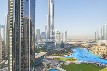 2 Bedroom Apartment for Sale in Downtown Dubai, Dubai - Fountain and Burj View | Furnished | High Floor