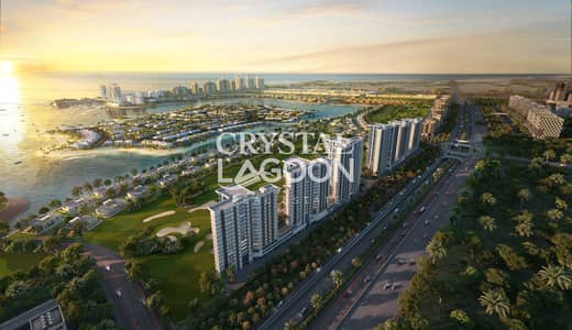 فلیٹ 2 غرفة نوم للبيع في قرية الحمراء، رأس الخيمة - 1. Aerial Evening. jpg