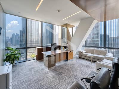 Office for Rent in Downtown Dubai, Dubai - Burj Khalifa View | Furnished | Vacant