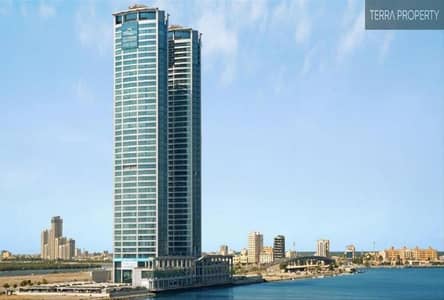 شقة 2 غرفة نوم للبيع في دفن النخیل، رأس الخيمة - شقة في جلفار تاورز،دفن النخیل 2 غرف 850000 درهم - 12243494