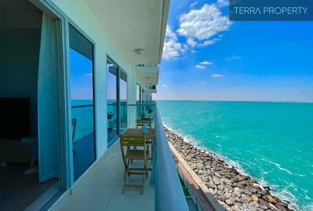 1 Bedroom Apartment for Rent in Al Marjan Island, Ras Al Khaimah - Full Sea View Cozy Home | Well Maintained