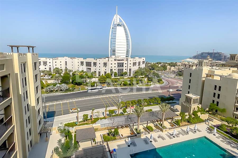 Burj Al Arab View | Fully Furnished | Vacant Burj Al Arab View | Fully Furnished | Vacant