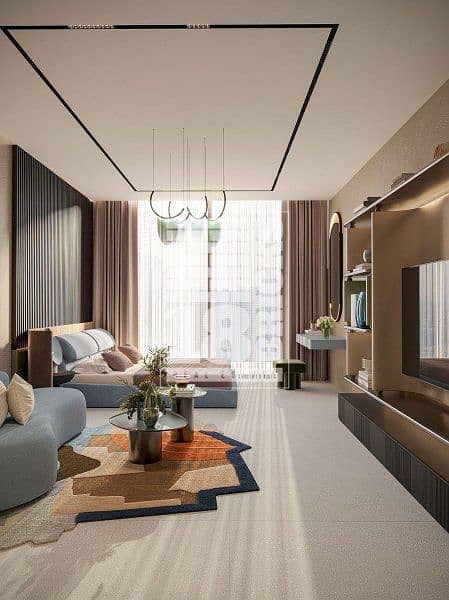 位于阿尔扬街区，Parkside Boulevard by Tabeer 2 卧室的公寓 1897350 AED - 12145195