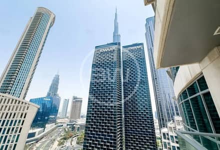 1 Bedroom Apartment for Rent in Downtown Dubai, Dubai - Vacant | Burj Khalifa View | Unfurnished