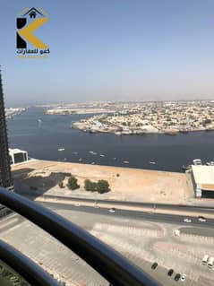 غرفتين اطلاله بحريه كامله علي الخور بابراج الهواريزون