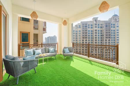 2 Bedroom Flat for Rent in Palm Jumeirah, Dubai - Spacious 2BR + Maids | Marina View | Palm Jumeirah