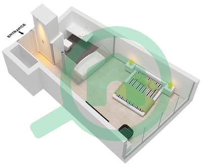 Ciel Tower - Studio Apartment Unit 3 FLOOR 23,38-52 Floor plan