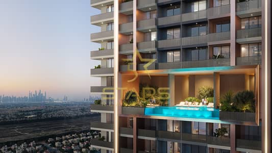 استوديو  للبيع في مثلث قرية الجميرا (JVT)، دبي - ESSENL1FE_sky pool. jpeg