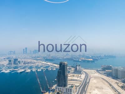 3 Bedroom Flat for Rent in Dubai Maritime City, Dubai - Corner Unit | Furnished | Sea View | High floor