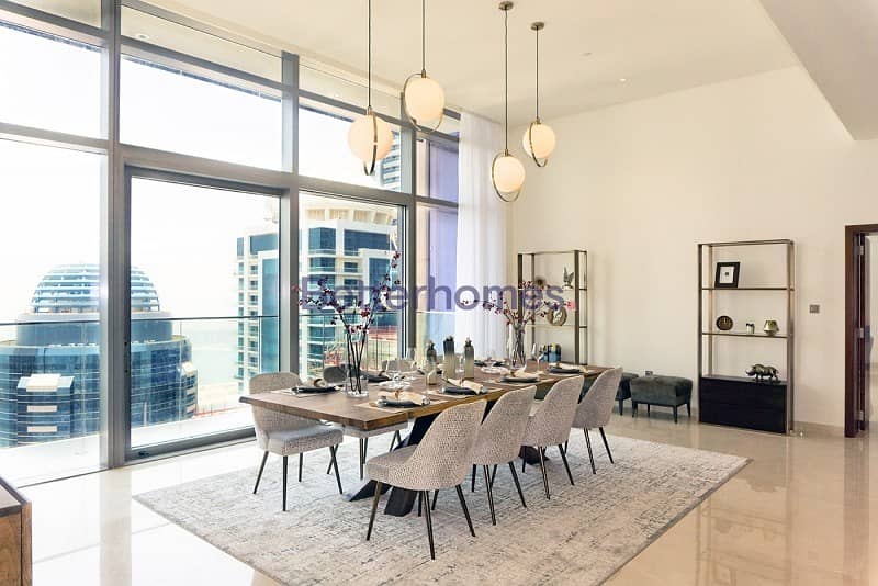 Ready and brand-new 4 bedroom penthouse in the heart of Dubai Marina