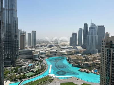 3 Bedroom Apartment for Rent in Downtown Dubai, Dubai - Fountain View | High Floor | Maids Room