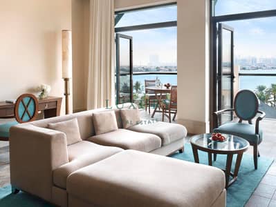 2 Cпальни Апартаменты в аренду в Палм Джумейра, Дубай - STP 2 Bedroom Apartment Palm View Living Room_0001 V2. jpg