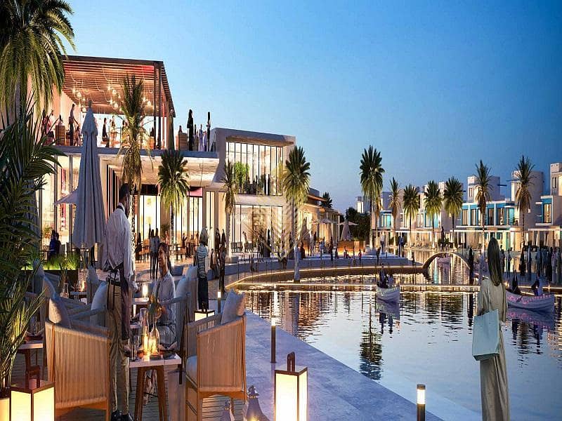 位于大马士革湖住宅，圣托里尼别墅 3 卧室的联排别墅 2700000 AED - 12256826