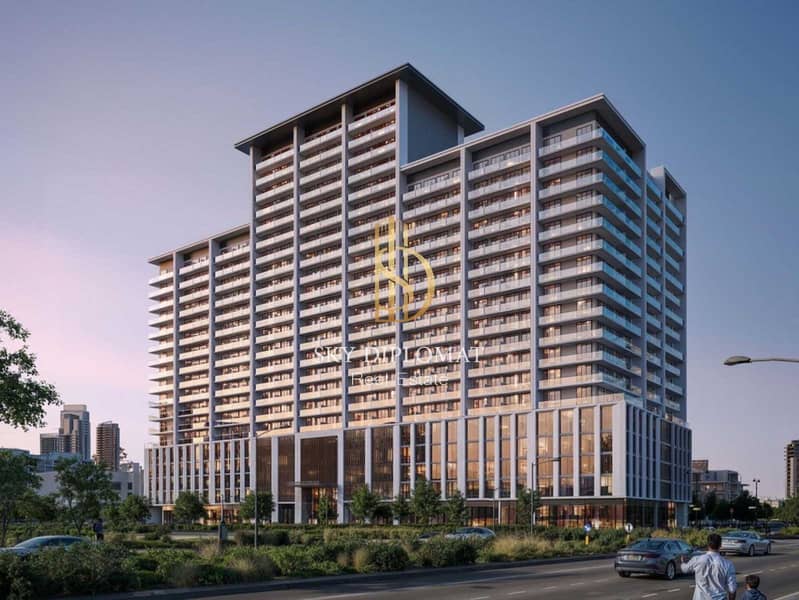 位于朱美拉环形村(JVC)，JVC第13区，Binghatti Amberhall 2 卧室的公寓 1864020 AED - 12258013