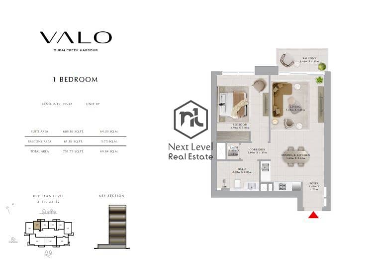 14 floor plan 1 bed room type 3. JPG