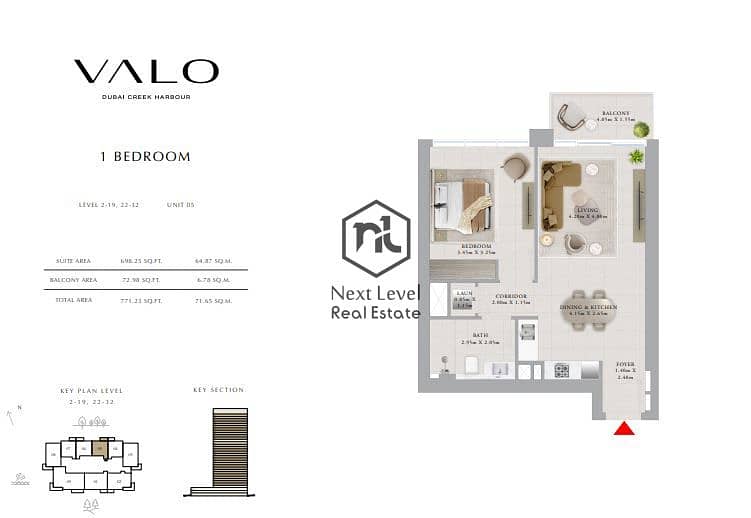 16 floor plan 1 bed room type 5. JPG