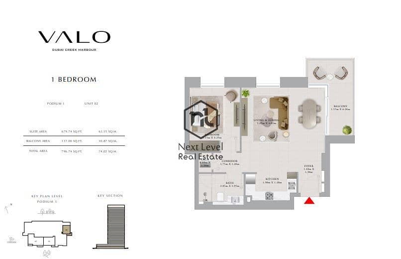 18 floor plan 1 bed room type 7. JPG