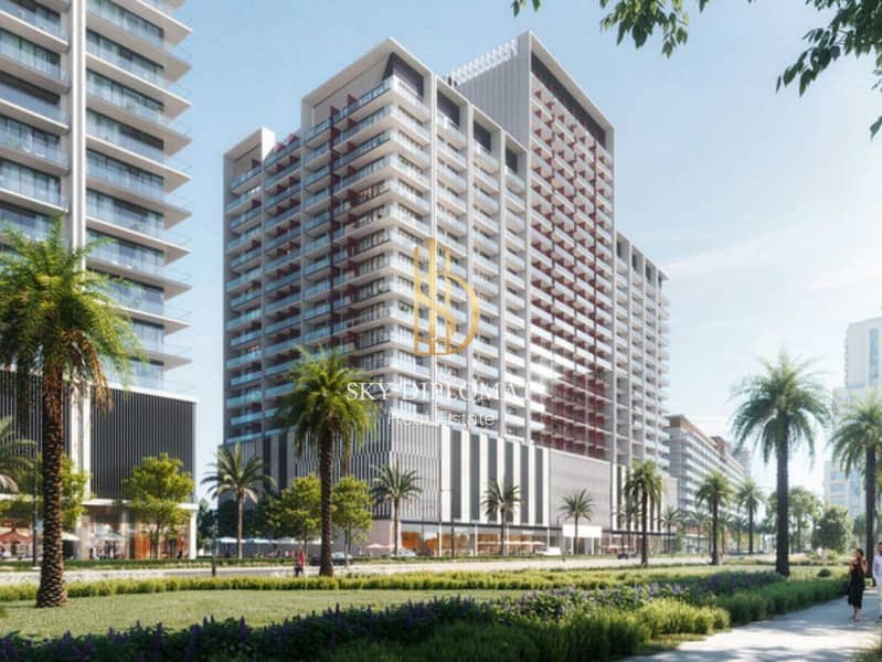 位于朱美拉环形村(JVC)，JVC第16区，Binghatti Ruby 2 卧室的公寓 1832999 AED - 12258911