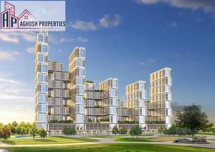 1 Bedroom Apartment for Sale in Sobha Hartland, Dubai - Sobha One - Morning Shot. jpg