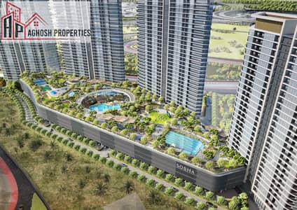 1 Bedroom Flat for Sale in Motor City, Dubai - Podium. jpg