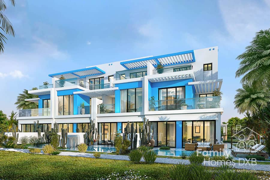 تاون هاوس في سانتوريني،داماك لاجونز 4 غرف 3195000 درهم - 12254040