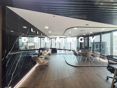Office for Rent in Business Bay, Dubai - Corner Unit | Vasthu | High Floor | Burj View