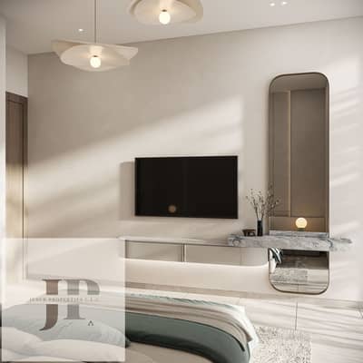 迪拜公寓大楼， 迪拜 1 卧室公寓待售 - REEF_Master Bedroom(1). jpg