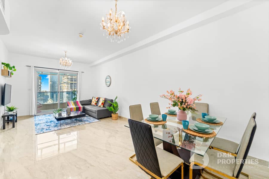 位于迪拜码头，滨海钻石住宅区，滨海钻石4号楼 2 卧室的公寓 137000 AED - 12255754
