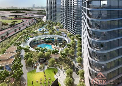 1 Bedroom Apartment for Sale in Motor City, Dubai - Sobha Solis - Podium. jpg