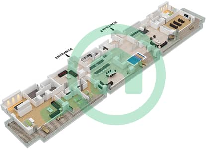 Cape Hayat Tower 4 - 4 Bedroom Penthouse Type/unit 1 / UNIT PH1 FLOOR 9 Floor plan