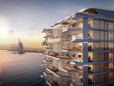 3 Bedroom Apartment for Sale in Palm Jumeirah, Dubai - Render_Vitalia_Sea Side Building Shot. jpg