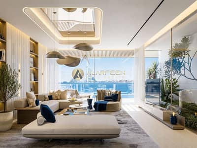 2 Bedroom Flat for Sale in Palm Jumeirah, Dubai - Render_Vitalia_Residences_Living Room. jpg
