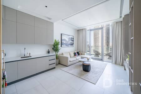 1 Bedroom Apartment for Rent in Business Bay, Dubai - Burj and Highway View | Vacant | Mid Floor